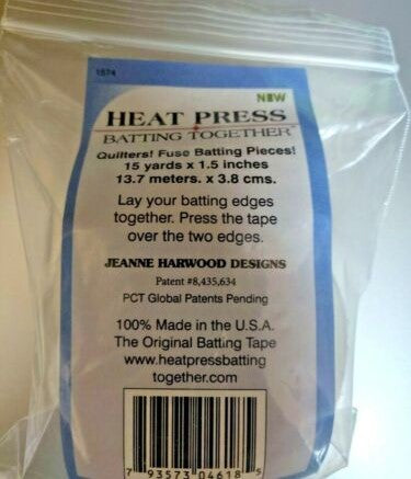 Heat Press Batting Together