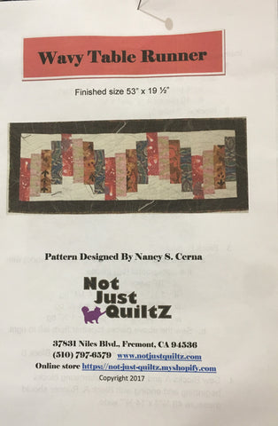 Wavy Table Runner Pattern