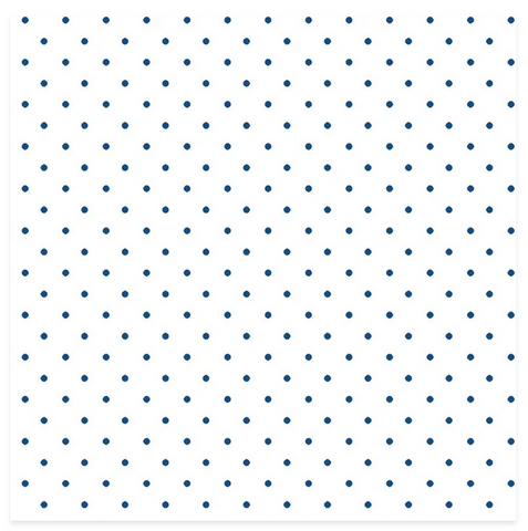 Beautiful Basics-Blue Dot on white