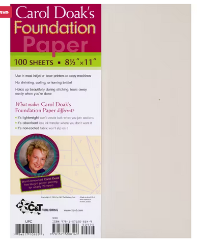 Carol Doak's Foundation Paper