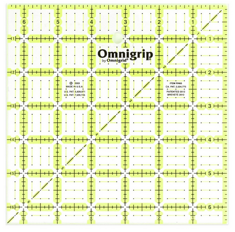 Omnigrip 6.5" square ruler