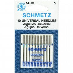 Schmetz Universal Needles, Asst. 10 ct.